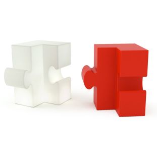 Puzzle corner floor lamp