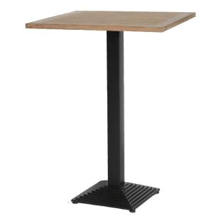 Cardiff bar table base, square