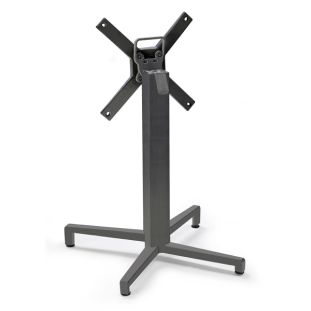 Table base Domino H73 cm anthracite color, foldable