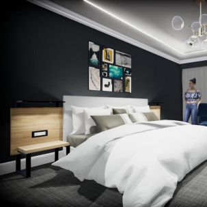 Oslo hotel room