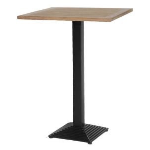 Cardiff bar table base, square