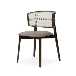 Coffee Wicker chair