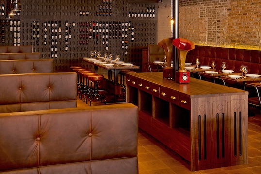 Sistem audio folosit de restaurantul Trenchermen din Chicago (Sursa: )